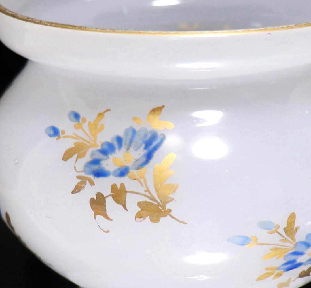 オールド・バカラ 激レア1870年頃 金彩エナメル彩オパーリンクリスタル製 蓋物