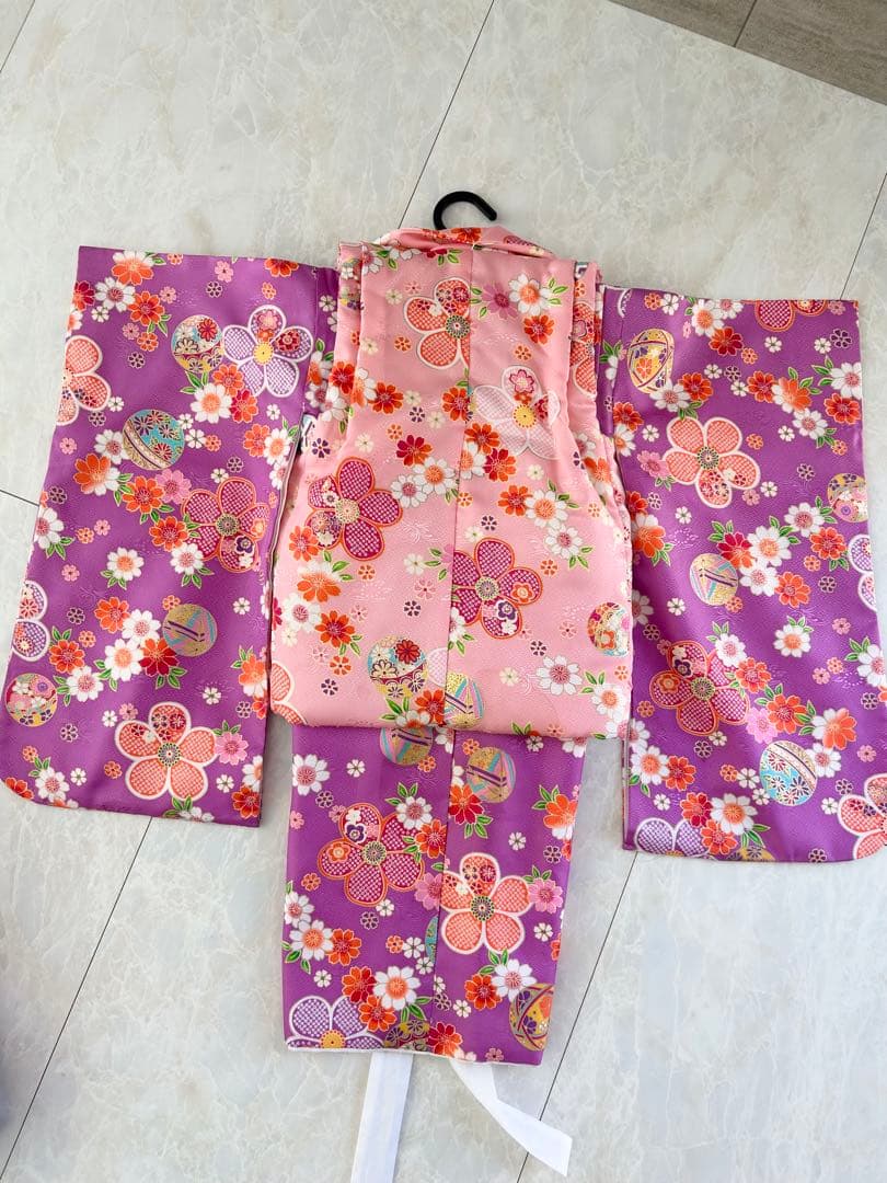 【七五三】女の子用着物 小物•草履付きセット