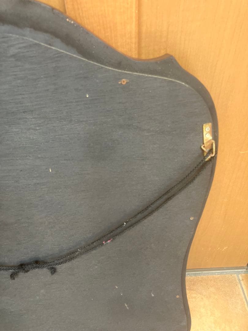 アンティーク調　木製　デコラティブフレーム　ウォールミラー　壁掛け