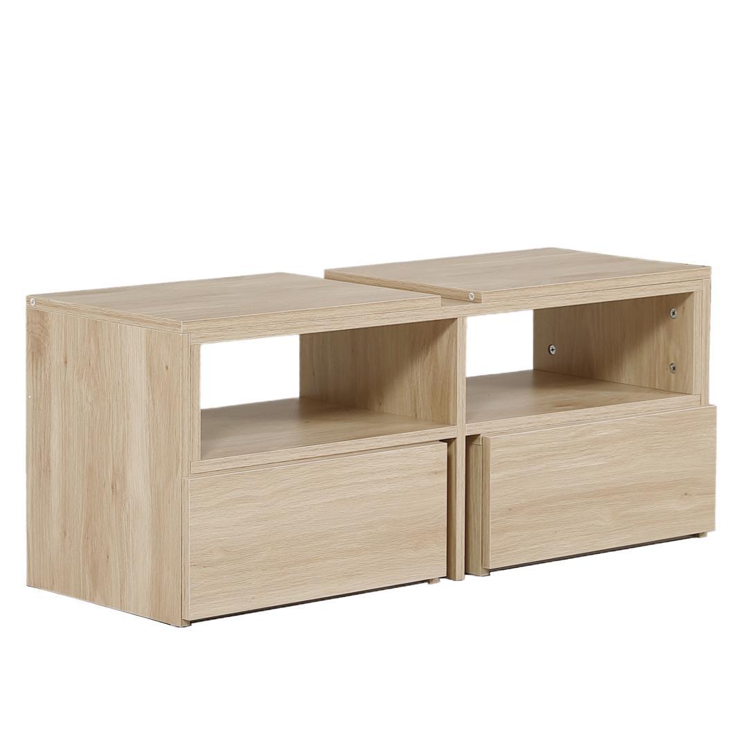 テレビ台　幅は93~172cm伸縮可能　引き出し付き　大容量　NATURAL