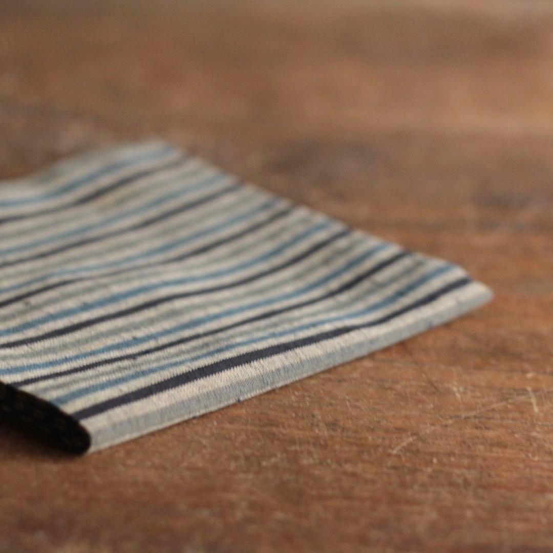 古い 縞木綿 帛紗 茶道具 古美術 古道具 アンティーク