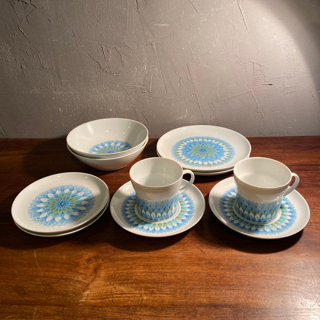 70s Noritake ヤンガーイメージバハマ 食器セット 稀少品番 ノリタケ