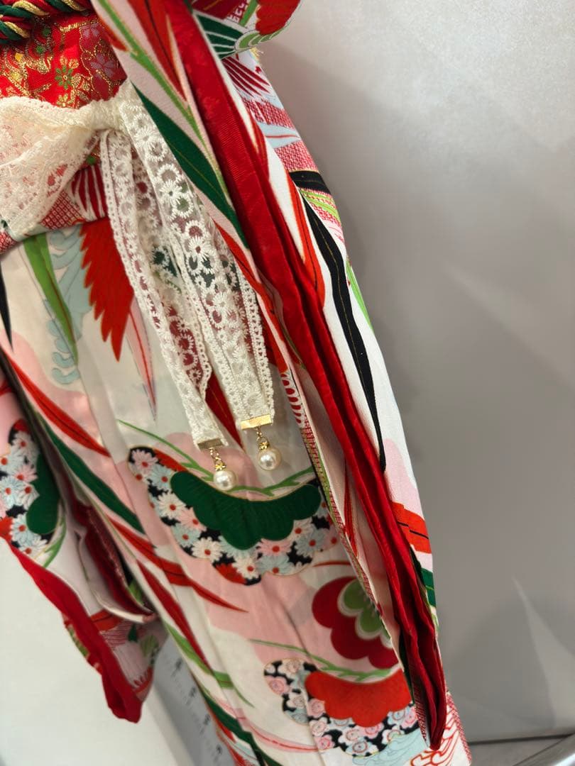 七五三　レトロ　アンティーク　正絹　着物フルセット　女の子