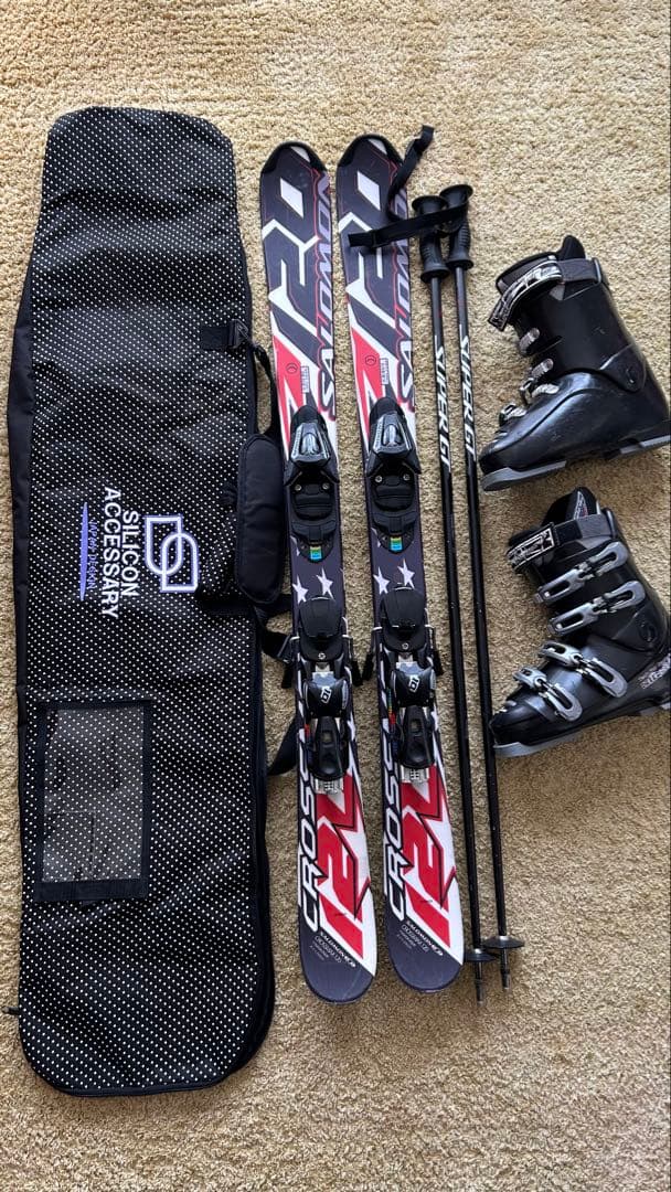 SALOMON CROSSMAX 120 スキーセット