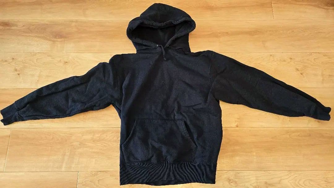 Supreme ネイビー パーカー フード付き