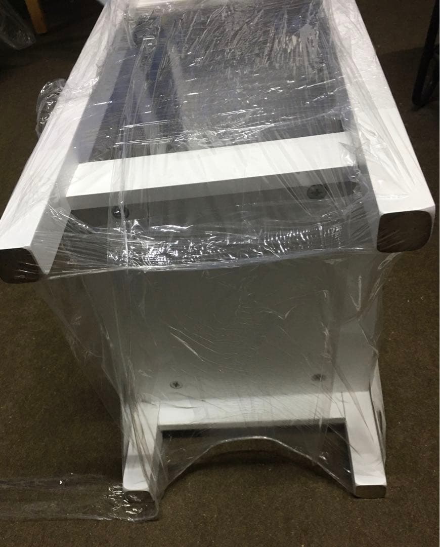 ベッドサイドテーブル木製　ホワイト