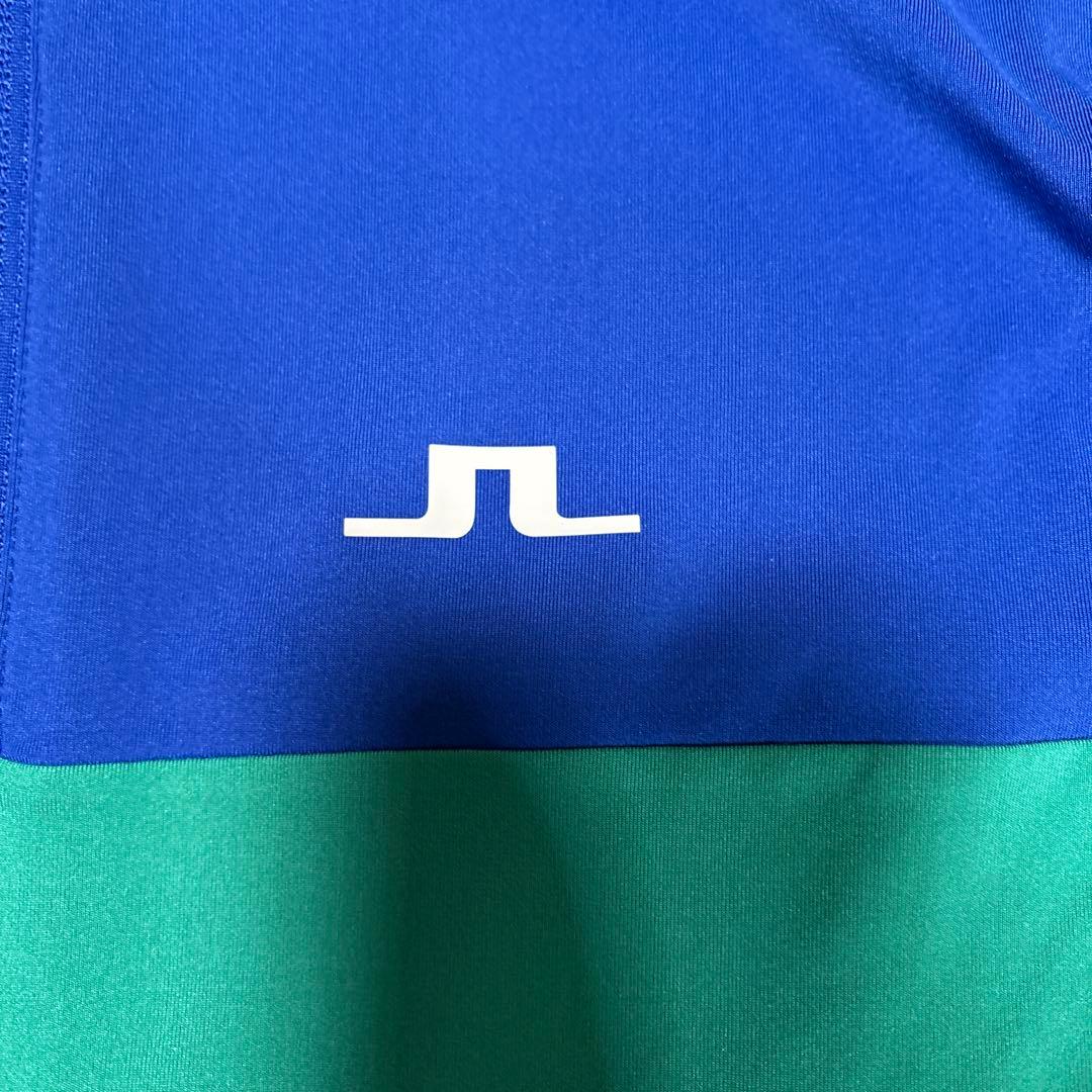 J.リンドバーグ★吸水速乾★ビッグロゴ★ストレッチハーフジップ【メンズサイズL】