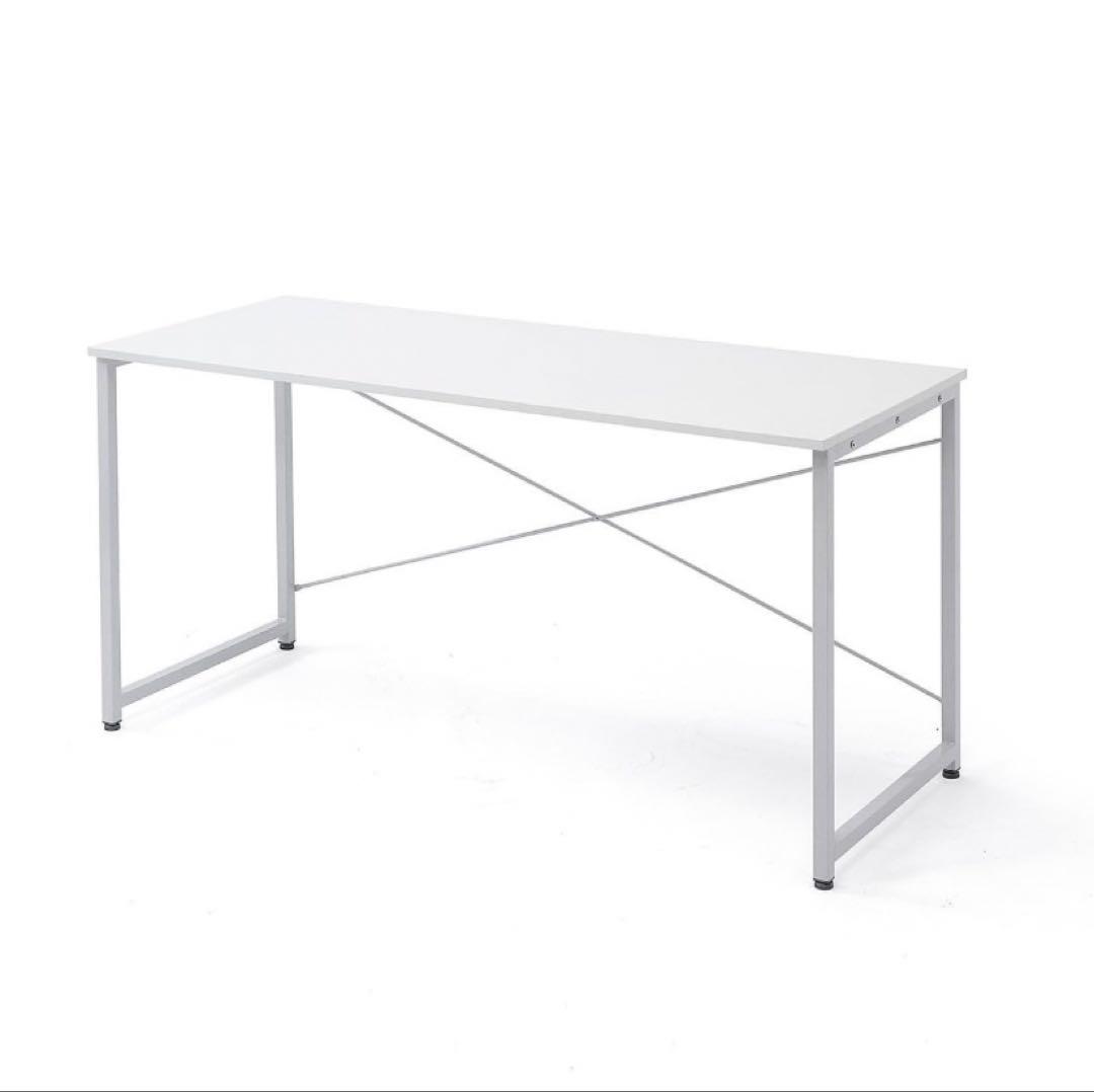 サンワダイレクト　デスク　ホワイト　140cm × 60cm