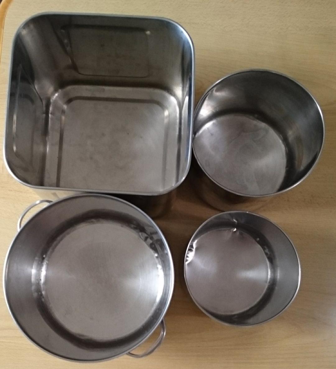 業務用 調理器具　角ポット 丸ポット