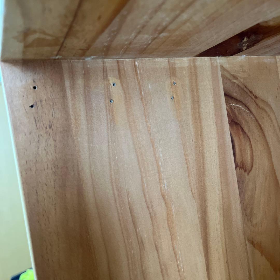 カントリー調　天然木　学習机 引き取り希望2/12まで　購入前にコメント下さい！