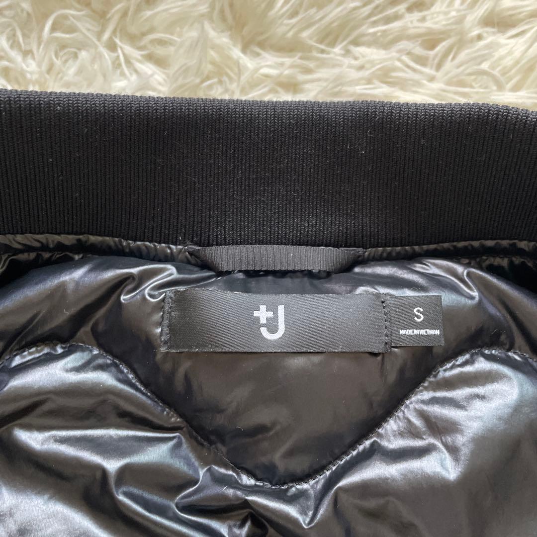 美品 UNIQLO +J MA-1 フライトジャケット ダウン ブラック S