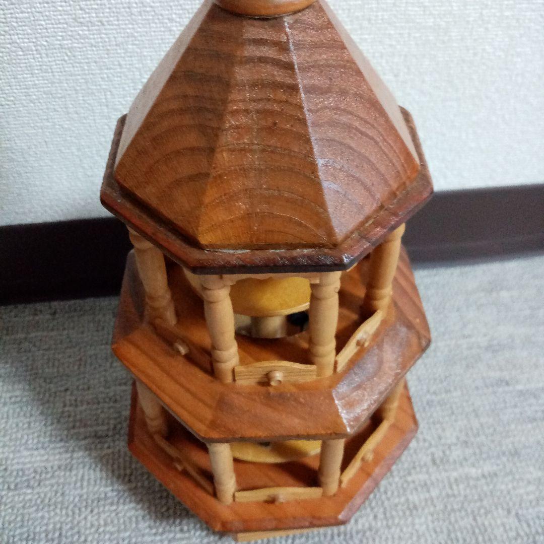 ドイツ製　くるみ割り人形&オルゴールツリー（木製、回転式）