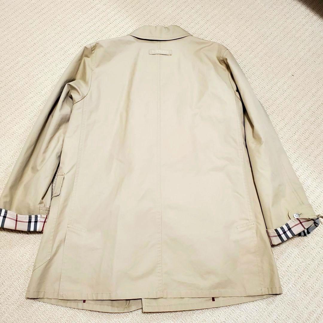希少✨美品 BURBERRY ベージュ ステンカラーコート チェック裏地