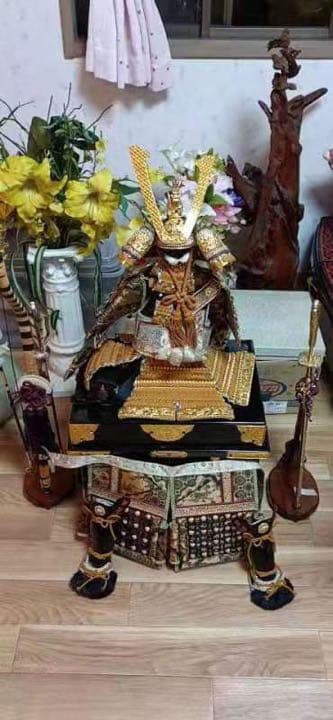 ‼️早い者勝ち‼️ 五月人形 コンパクト モダン 鎧飾り 甲冑　久月