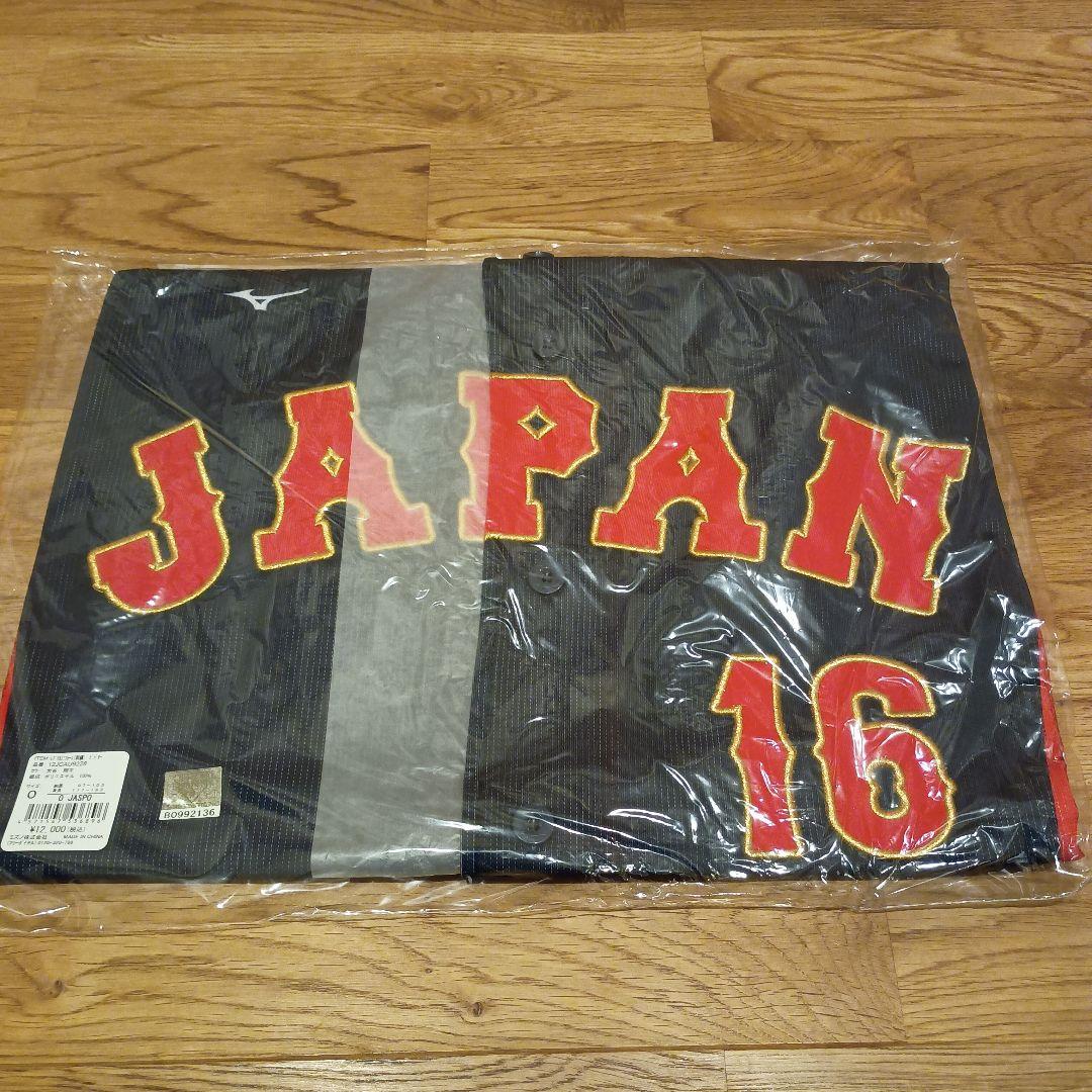 大谷翔平WBC2023ミズノ日本代表レプリカユニフォーム刺繍 16番 Oサイズ