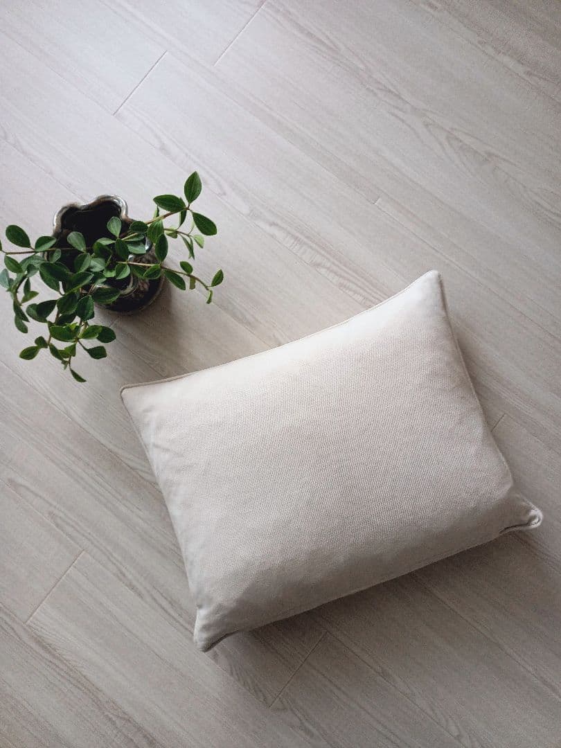 ローラアシュレイ　ジョゼッテ ドーヴグレイ 中材フェザークッション付