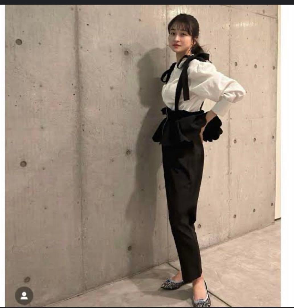 美品Bibiy.MELINDA SUSPENDERPANTSメリンダサスペンダー