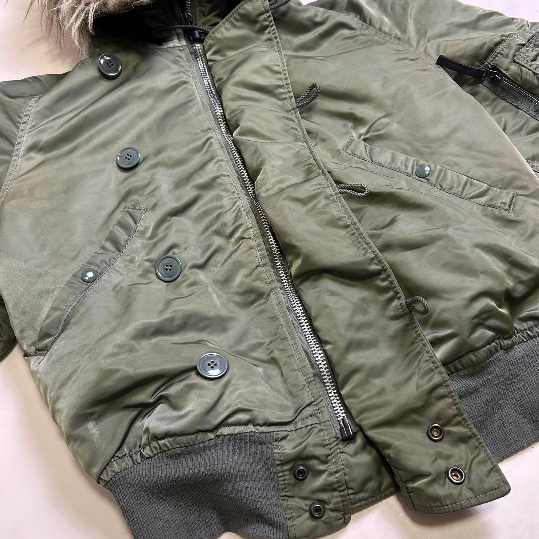 【USA製】90s アルファインダストリーズ N-2B フライトジャケット L
