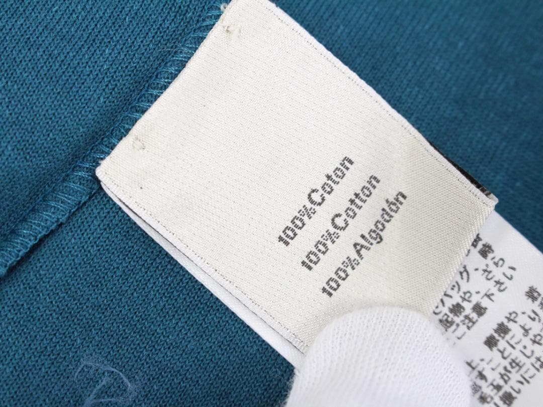 ▲エルメス HERMES コットン パイルブルゾン ジップアップ ターコイズ