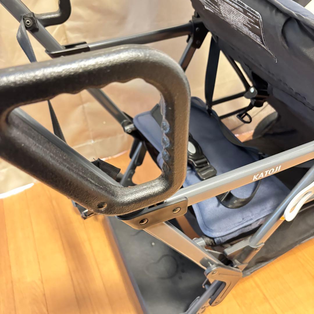 KATOJI カトージ 二人でゴー 2人乗りベビーカー ネイビー 美品