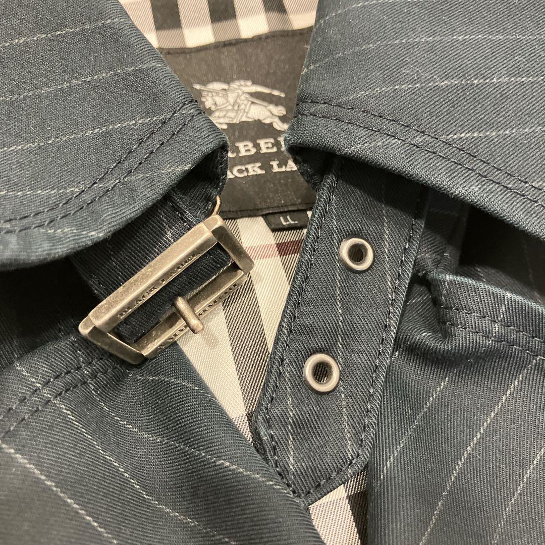 【希少サイズ】XL バーバリーブラックレーベル　ロングトレンチコート　ノバチェ