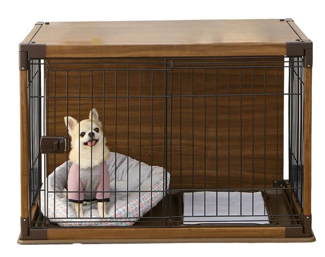 【未開封・天板あり】犬用ケージ97.5×66.5×63.5cmアイリスオ-ヤマ製