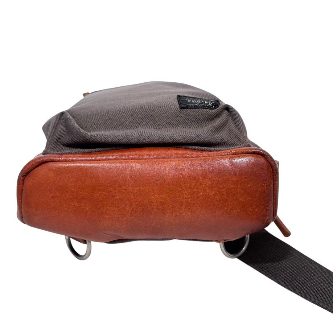 【美品】ポーター 吉田カバン ルート スリングショルダーバッグ