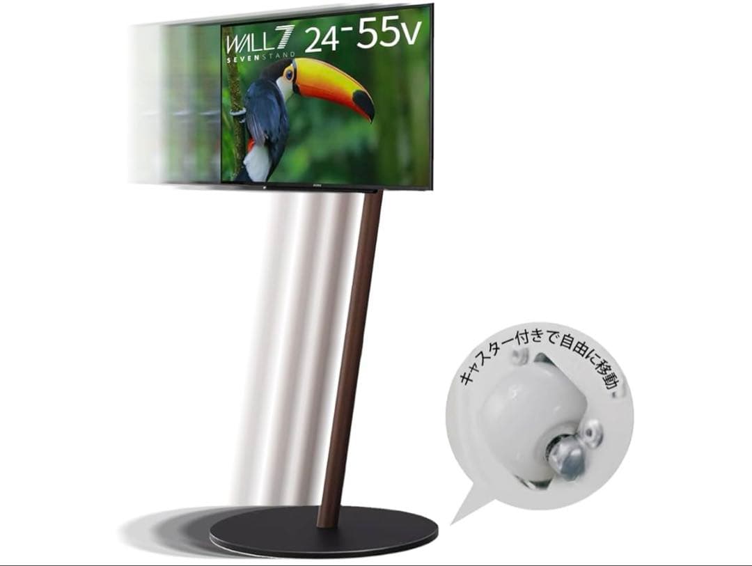 WALL 【デザイン賞4冠】 A2 CASTER BASE テレビスタンド　ハイ