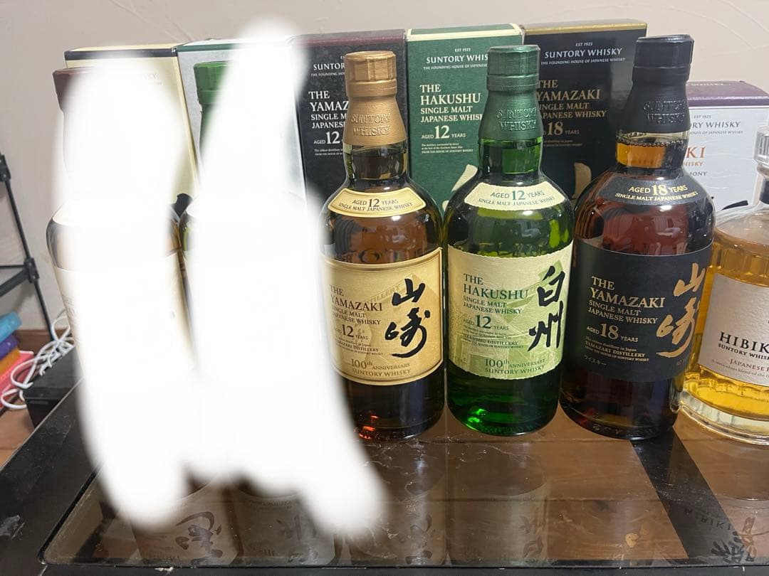 Mop man　白州12年、山﨑18年12年、響４本セット