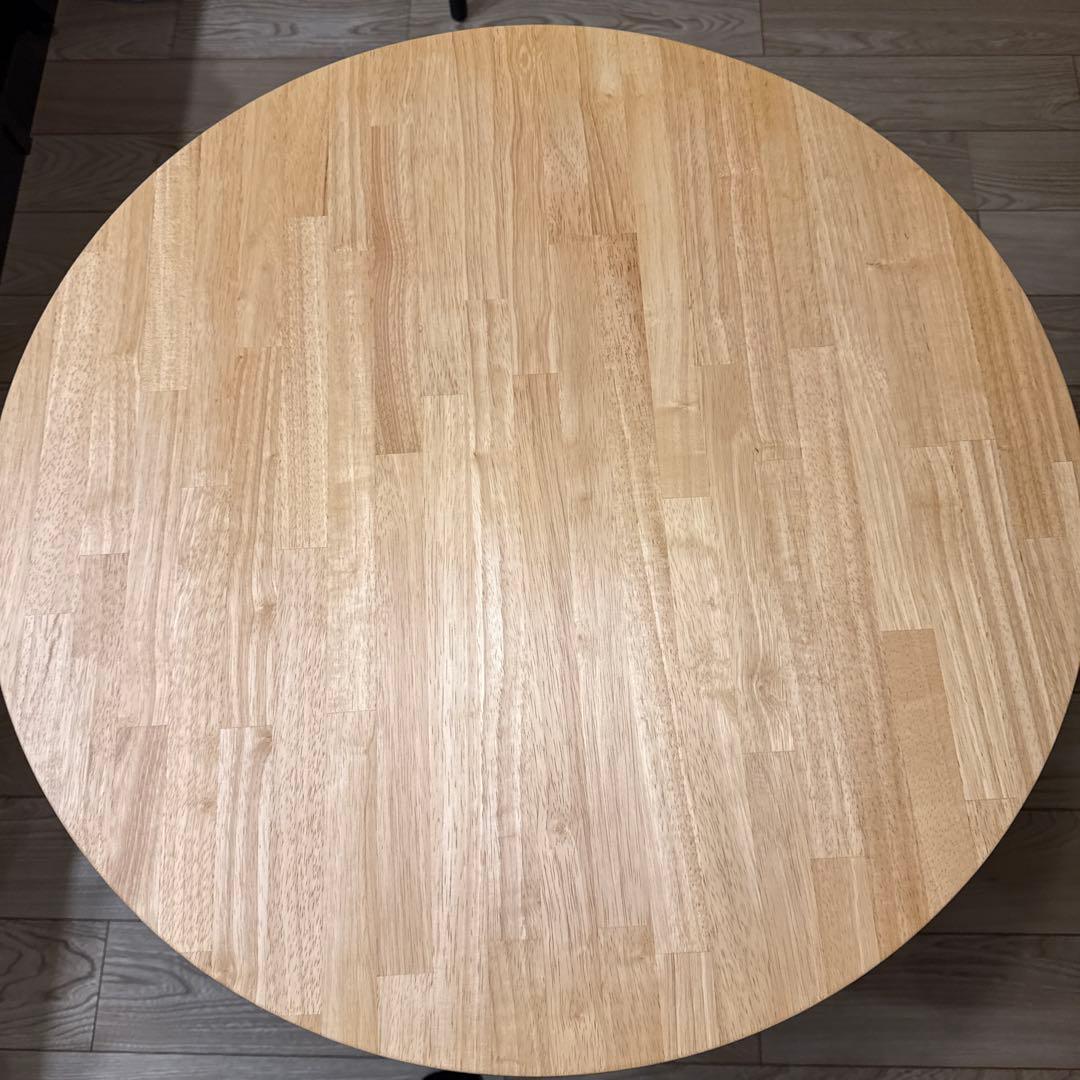 THE CAFE TABLE / 天然木シリーズ φ80 ナチュラル　カナデモノ