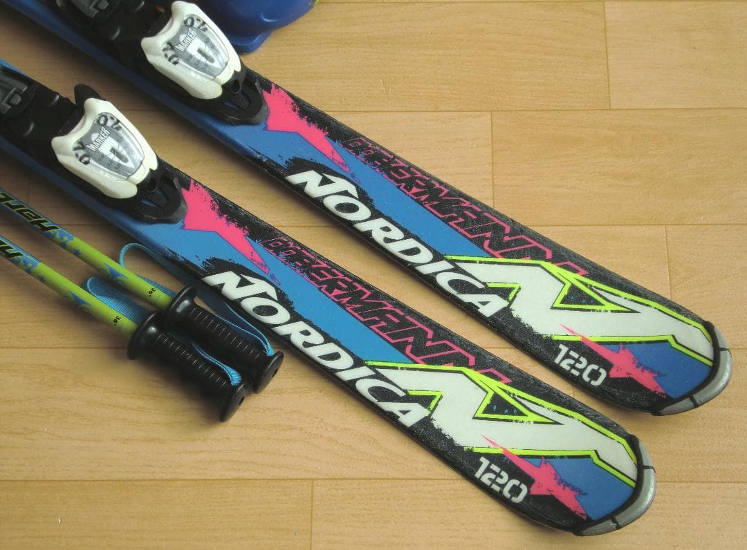 ■■11月限定■送料無料■ノルディカ■子供用スキーセット■120/22■WAX■