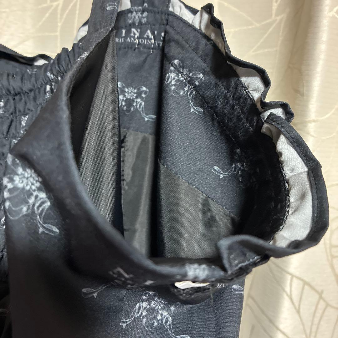 5L新品未使用品しまむらコラボ青木美沙子ニナスぺプラムジャンスカ黒受注品タグ付