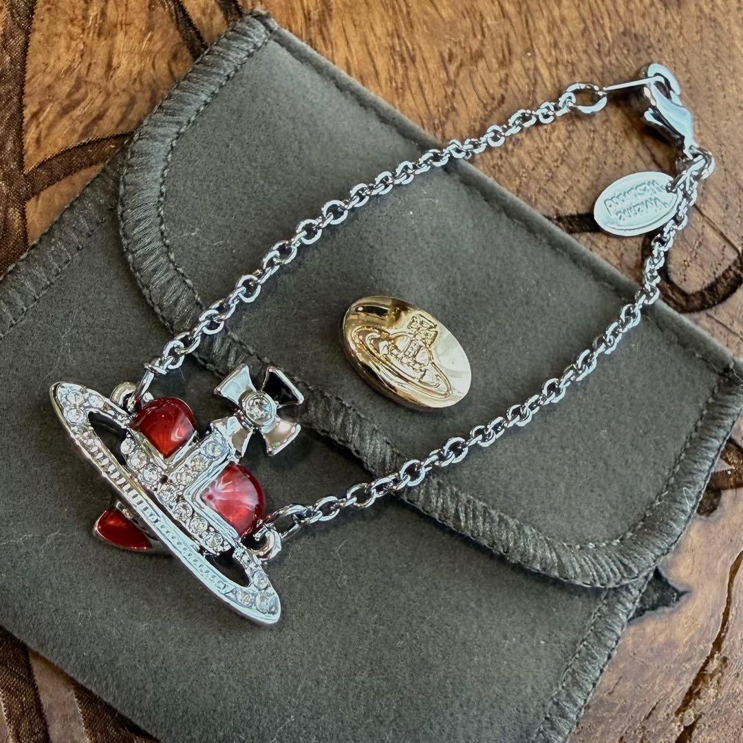 正規美品/初期Vivienne Westwood ディアマンテハートブレスレット