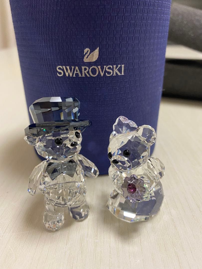 Swarovski クリスタルベア 置物