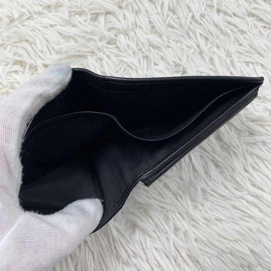 【✨美品✨】ディオール 二つ折り財布 ギャラクシー オブリーク ブラック