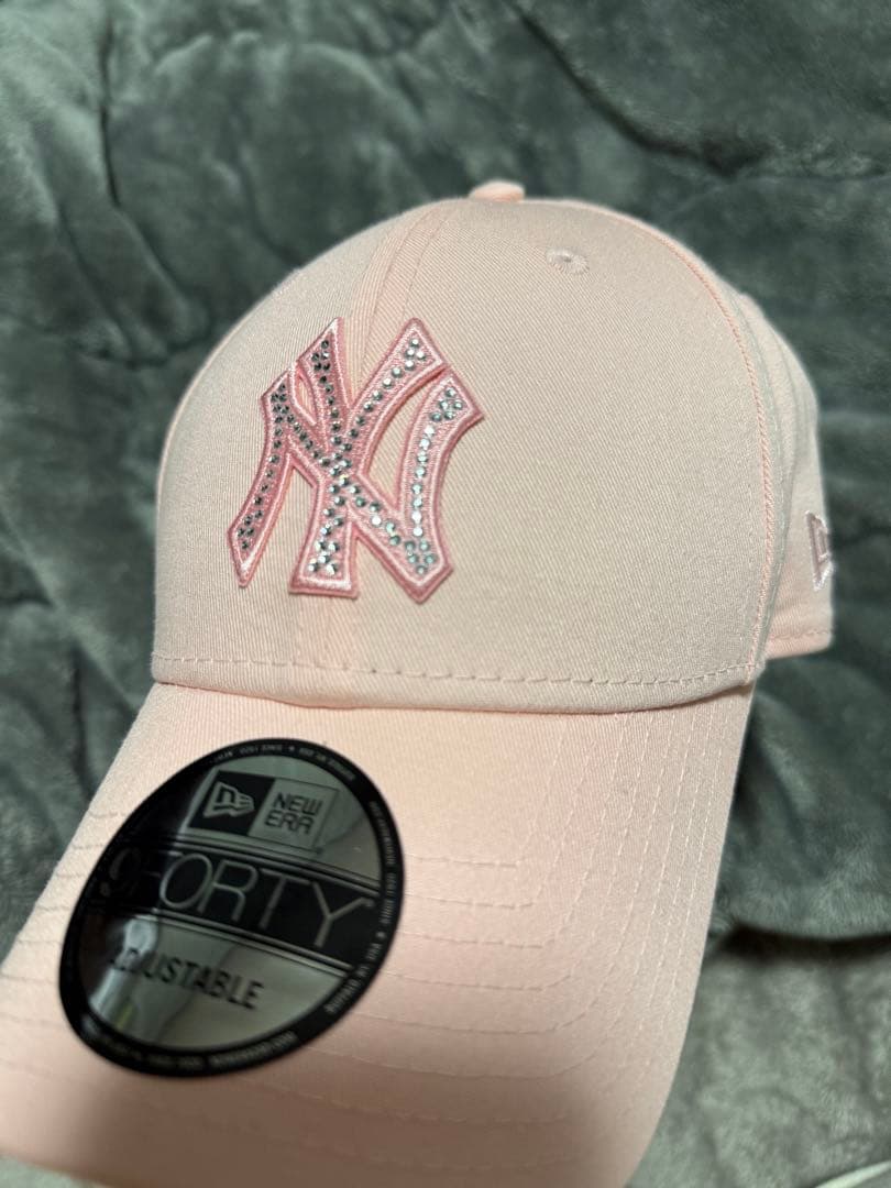 ニューエラ 9FORTYRhinestone ピンクキラキラ