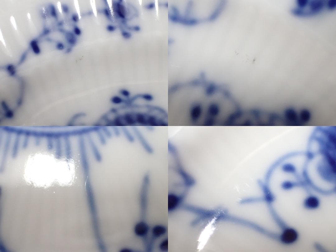 220/ロイヤルコペンハーゲン ブルーフルーテッド フルレース プレート 計5枚