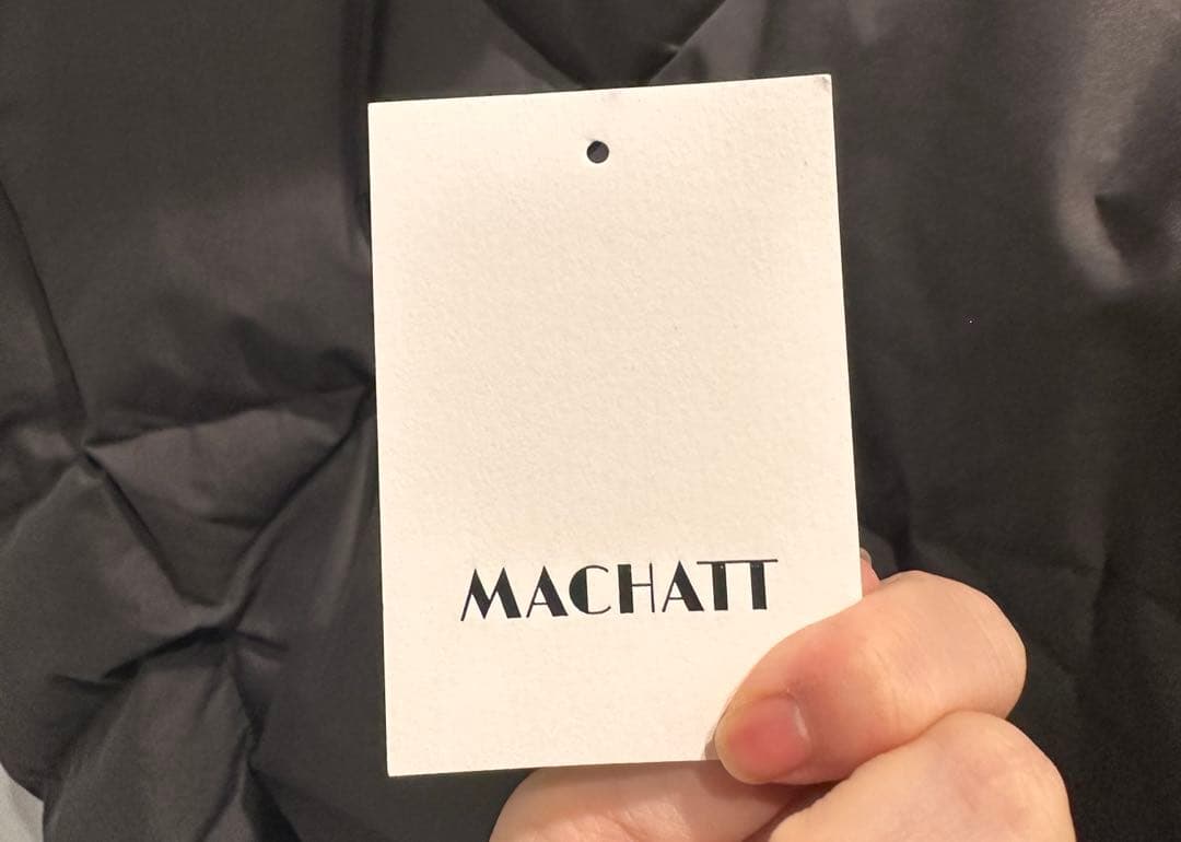 新品✭machatt アノラックダウンコート グレー