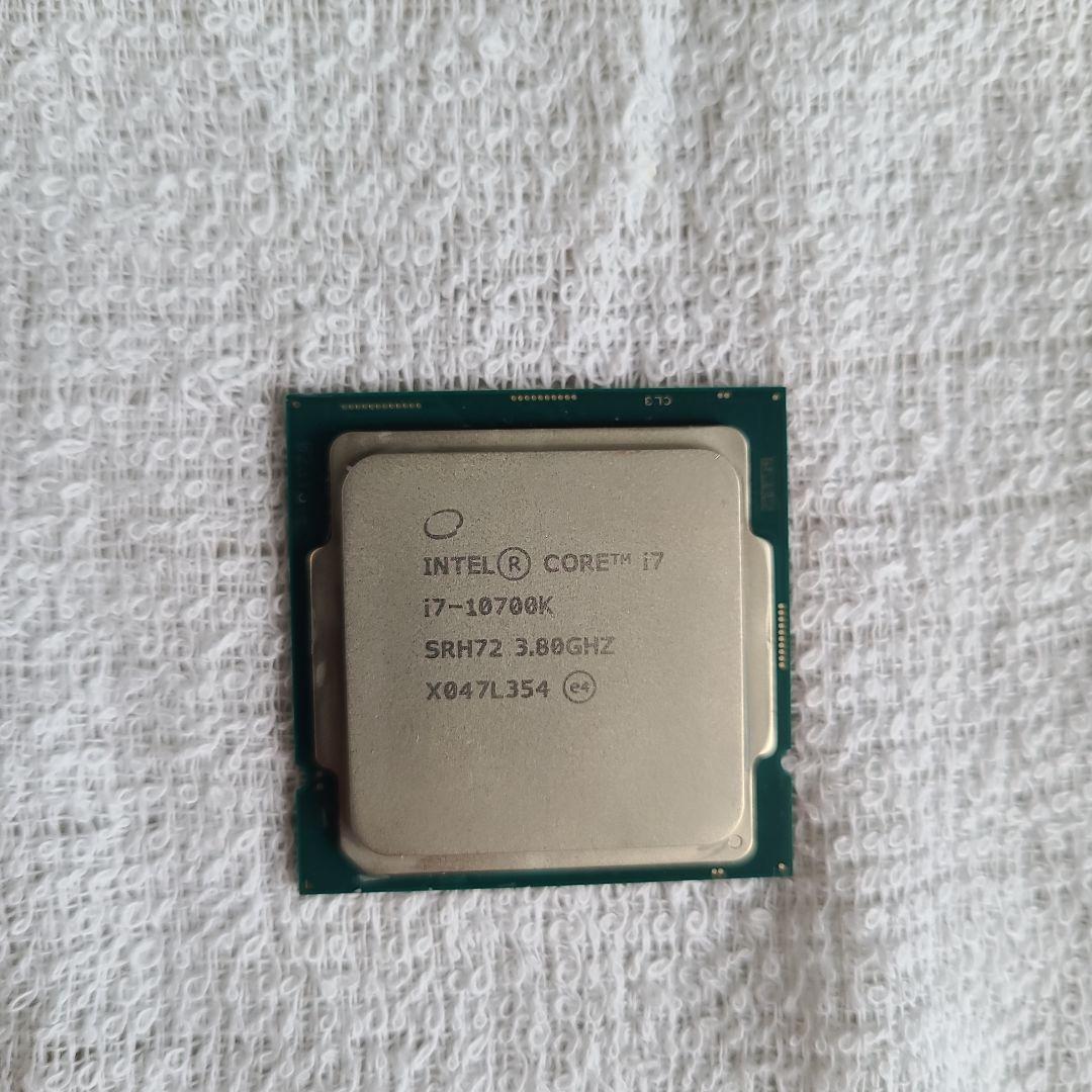 Intel Core i7-10700K 3.86GHz t750i付属パーツ