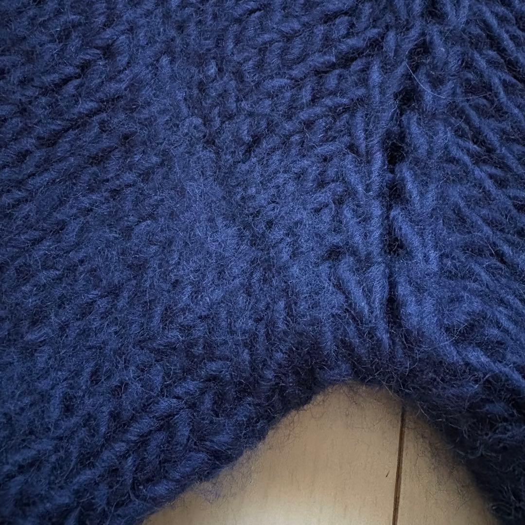 マイアミベーシック ウール ベーシック セーター ローゲージ ラグランスリーブ