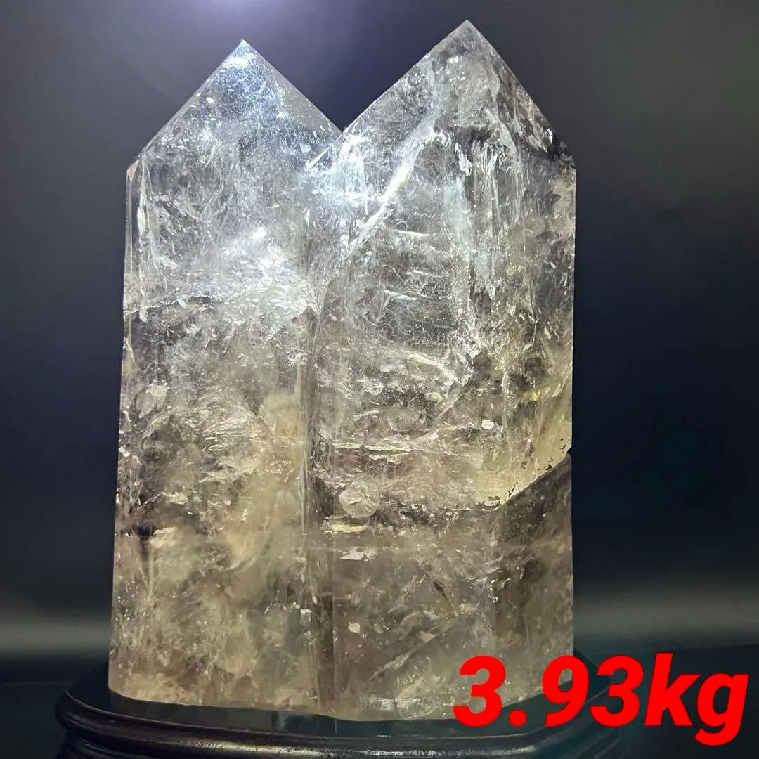 ✳️超極上水晶✨レインボー ファントム スモーキークォーツ ツインポイント 天然石