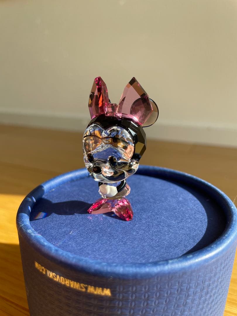 ミニーマウス クリスタルフィギュア