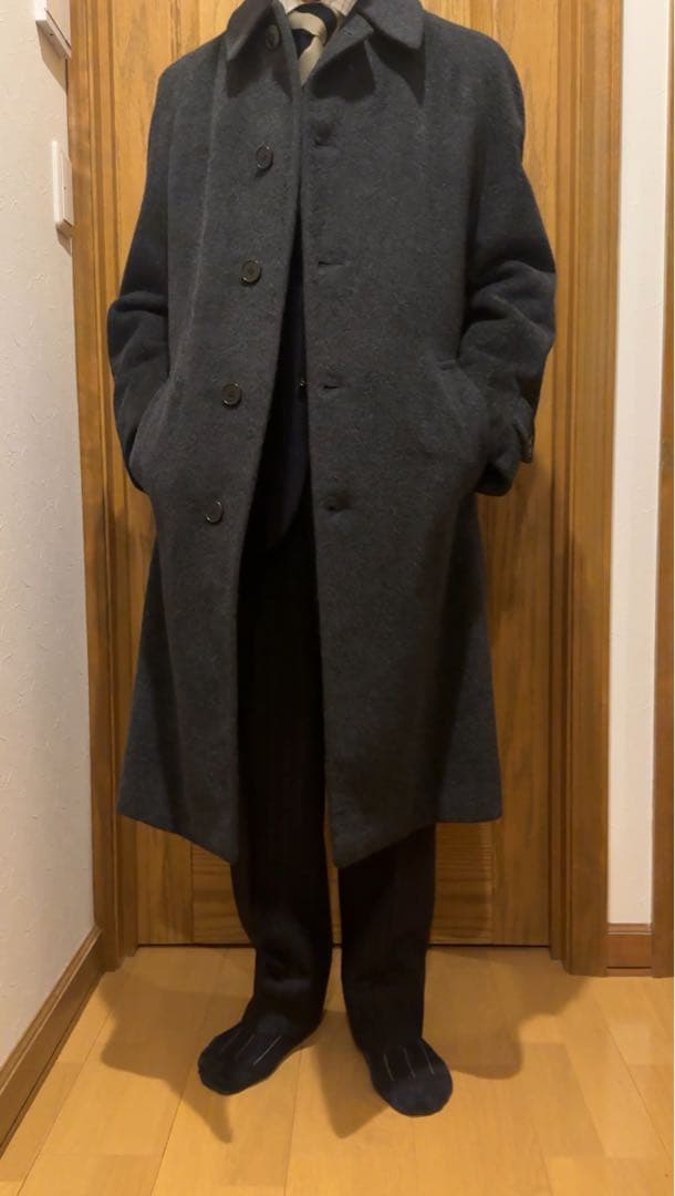 【数回のみ着用】Turnbull & Asserアンゴラ100%チェスターコート