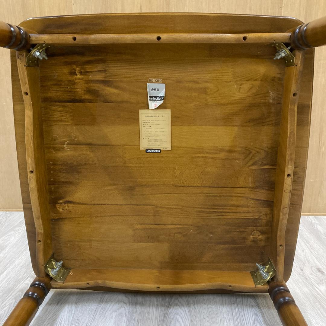 fyu様用　【カリモク】コロニアル　ダイニングテーブル2人用80cmヴィンテージ