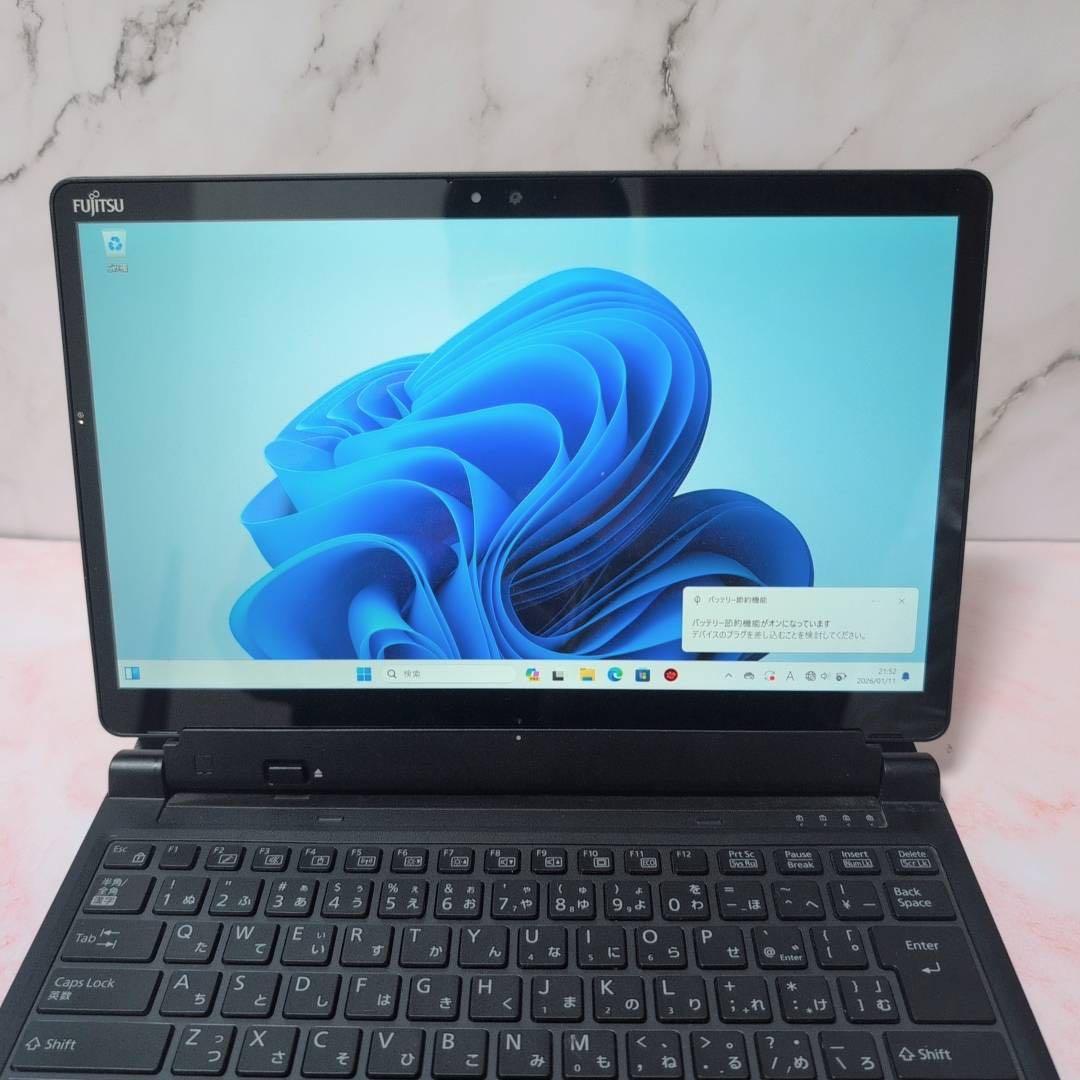 2in1★タブレットPC Win11 第8世代 富士通 Q738/SB オフィス