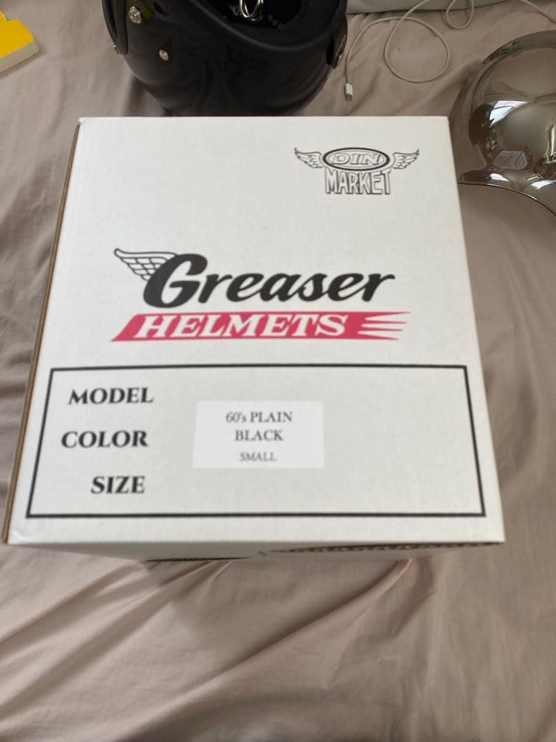 Greaser 60's PLAIN ジェットヘルメット　マットブラック