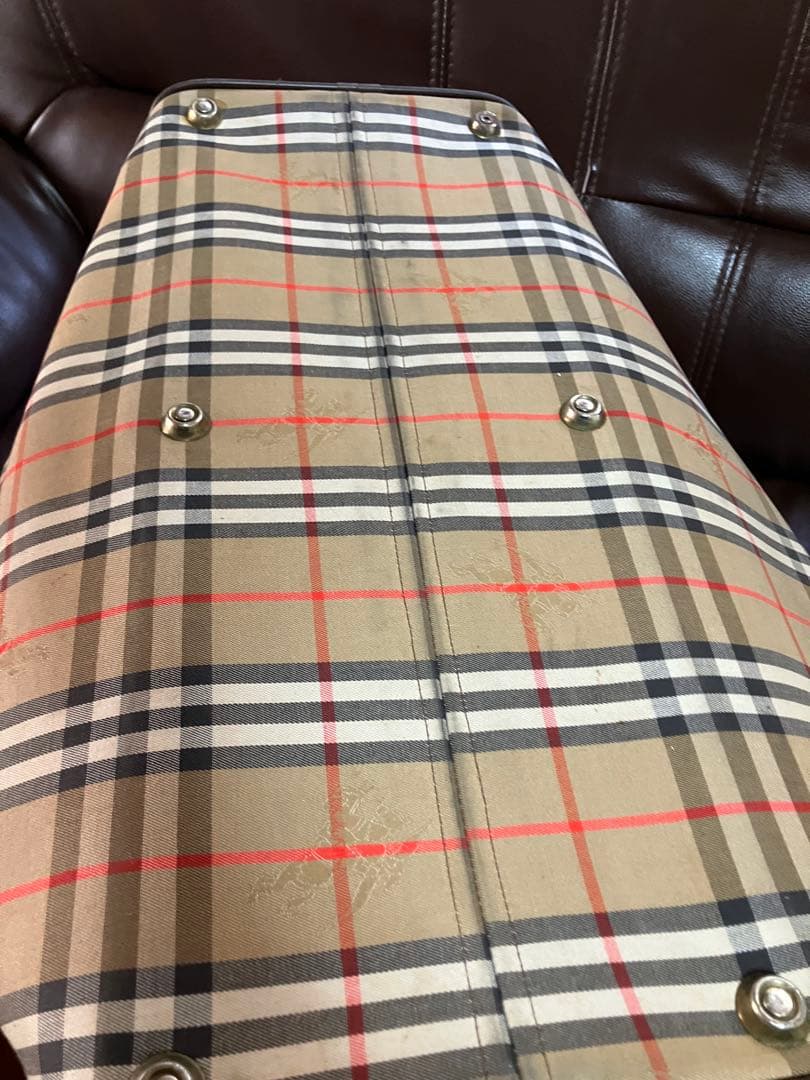 Burberry バーバリー　ボストンバッグ　ノバチェック　シャドウホース