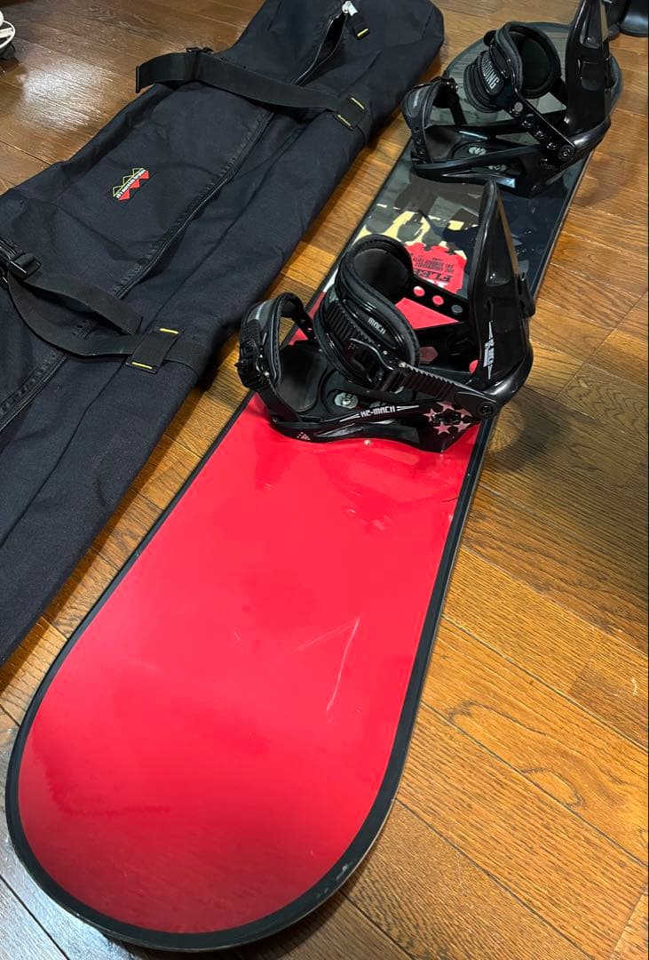 ケース付き RIDE ライド K2 ケーツー スノーボード ビンディングセット