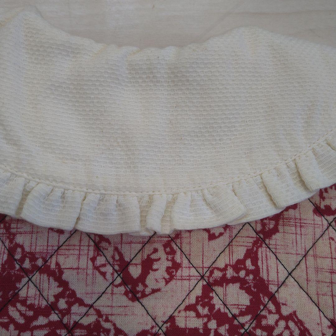 Bonjour diary ベロア キルティングコートドレス2Y