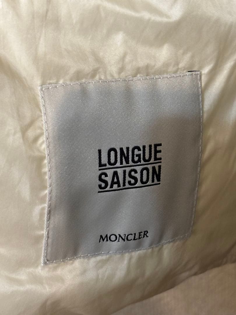 MONCLER :Lianeホワイトダウンベスト　size「1」　値下げ❗️